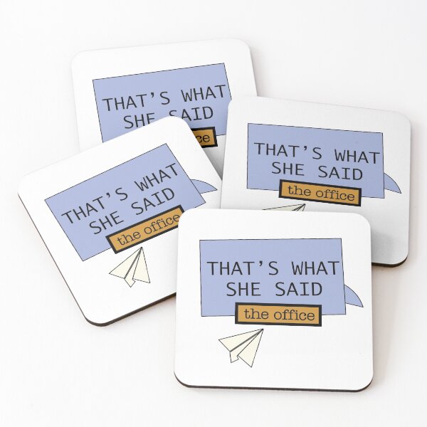 Item preview, The Office Michael Scott That's what she said designed and sold by DoaaOuf.