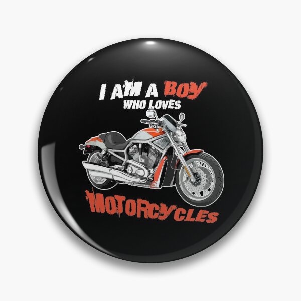Item preview, Red Motorcycle for Boy with Text I am a boy who loves motorcycles designed and sold by Garisp44.