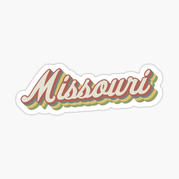 Missouri Retro Sticker Sticker