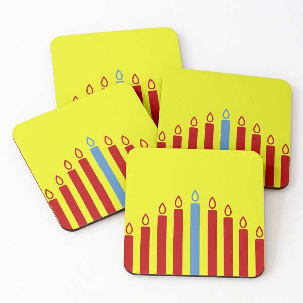 Item preview, Hanukkah Candles Series - Night 8 designed and sold by flickertoaflame.