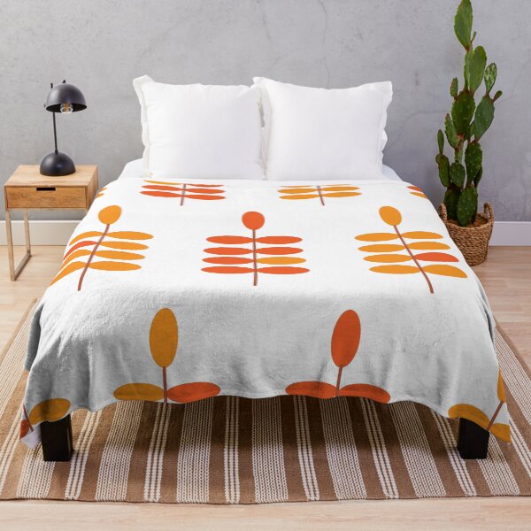 Item preview, Retro Orange Leaves designed and sold by Orchyd.