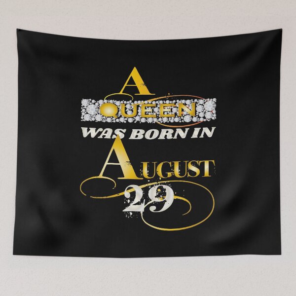 Item preview, A queen was born in august 29 Birthday design designed and sold by greatatlas.