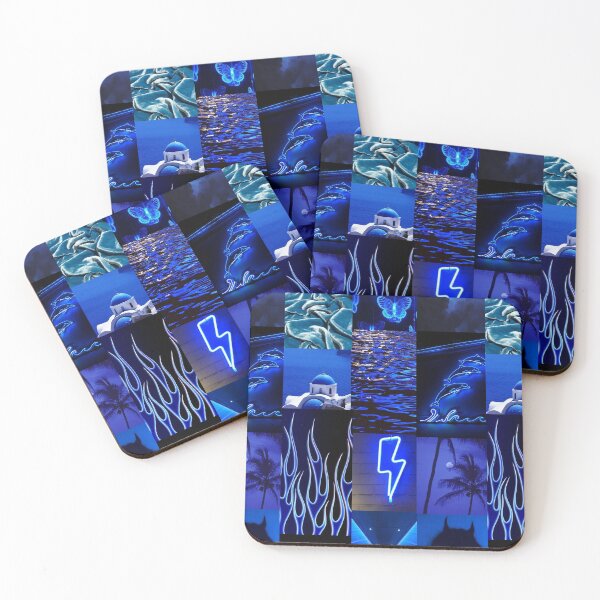 Item preview, blue aesthetic collage  designed and sold by shivanihowe.