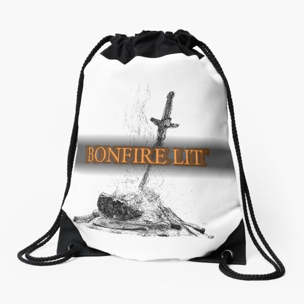Bonfire Lit (Dark Souls) Drawstring Bag