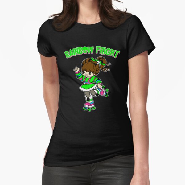 Rainbow Fright Fitted T-Shirt