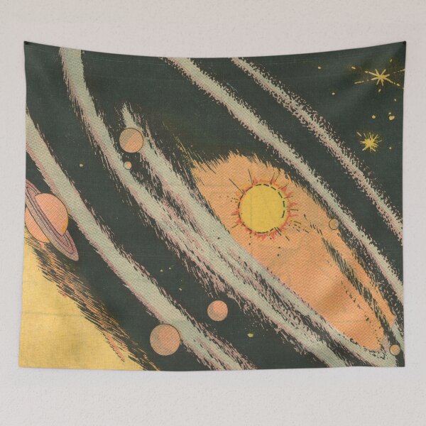 Item preview, Planets in Orbit - Vintage Retro Pop Art Comic Anime designed and sold by elevens.