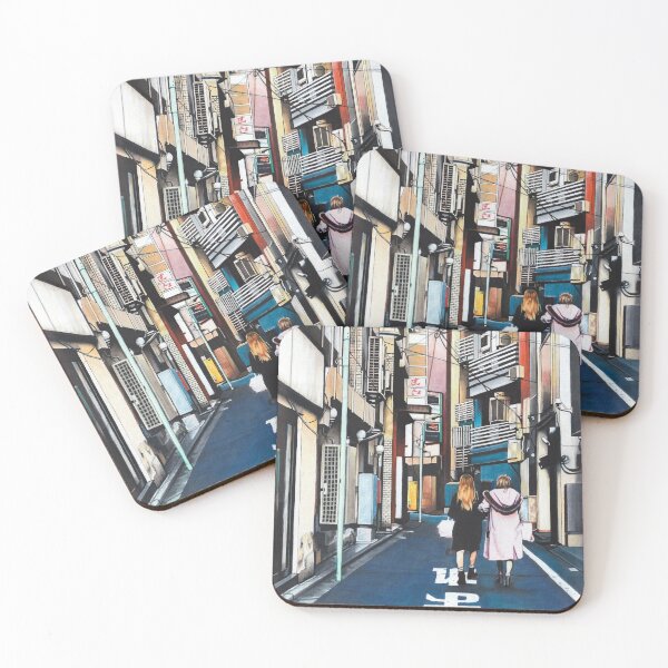 Item preview, Harajuku Tokyo Streetscape designed and sold by ErinNicholls.