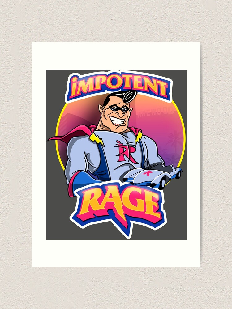 "Impotent Rage + Scramjet" Art Print by wiwtaek666 Redbubble