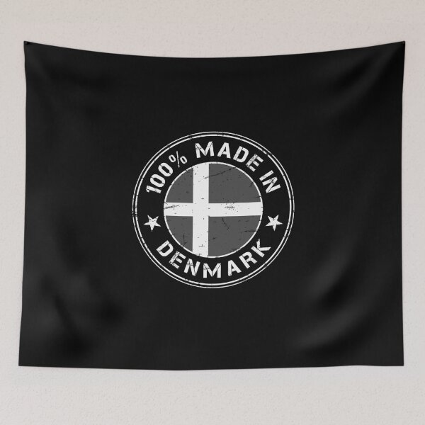 Item preview, Denmark Danish flag flag stamp designed and sold by GeogDesigns.