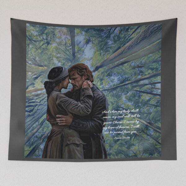 Item preview, Jamie and Claire Fraser/Outlander quote designed and sold by Sassenach616.