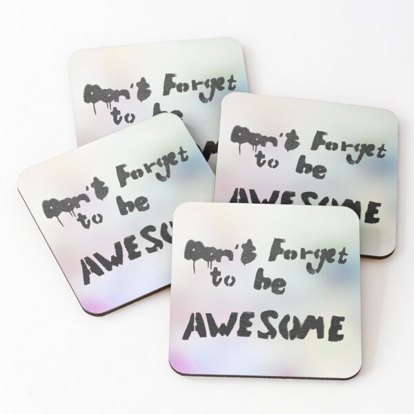 Item preview, Don't forget to be awesome designed and sold by LaGalleria-BNS by Moses Benson Gallery.