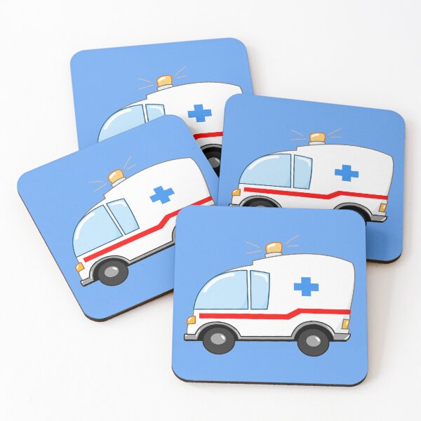 Item preview, Ambulance Cartoon designed and sold by Yael Weiss.
