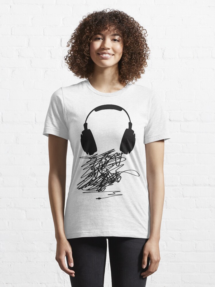 "Headphones" Tshirt by auraclover Redbubble