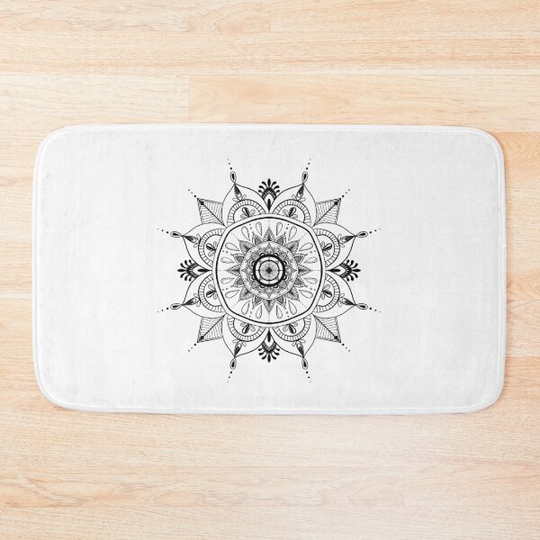 Item preview, Black and white mandala  designed and sold by LaurenHWyatt.