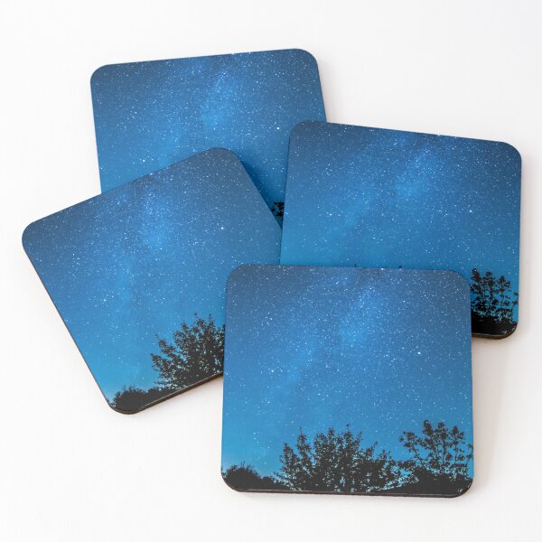 Item preview, Starry Night Sky with Tree Silhouette designed and sold by Winvalerie.