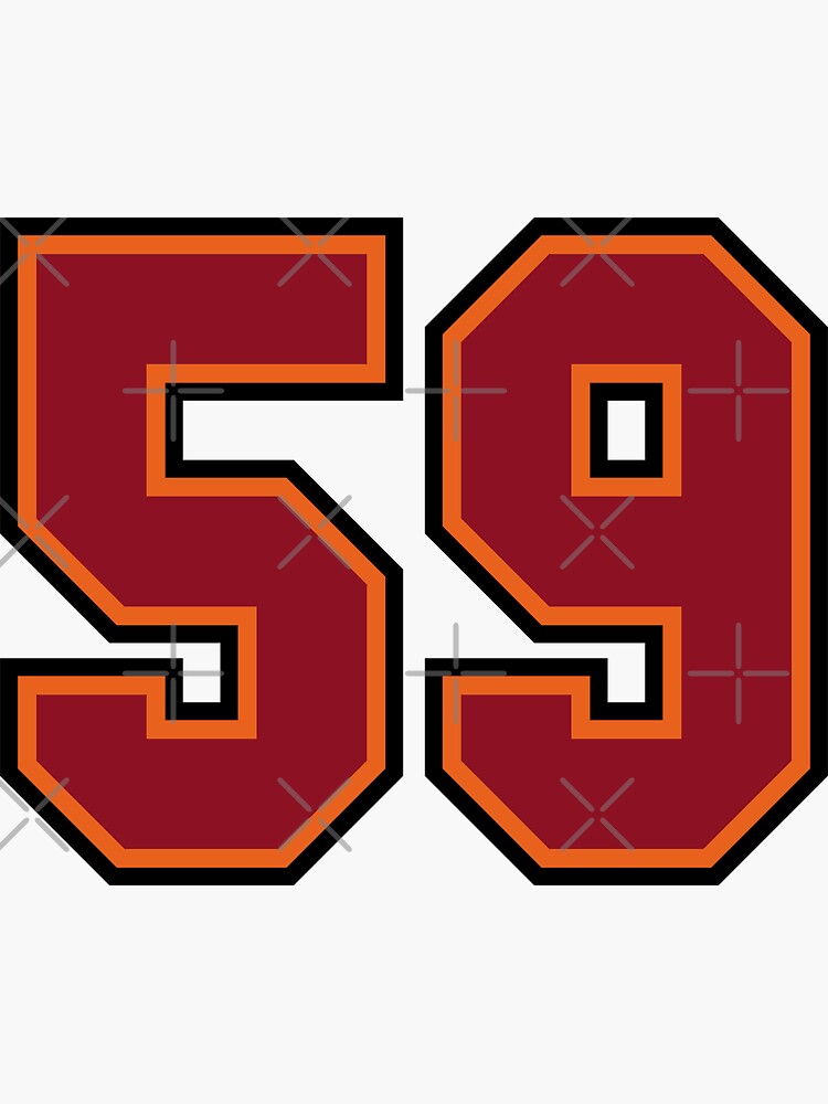 35 Sports Number Thirty-Five Sticker for Sale by HelloFromAja