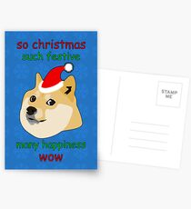 So Christmas - Doge Postcards