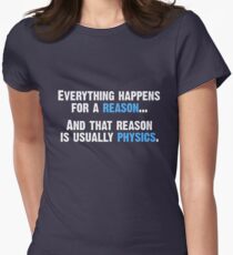 Physics is the Reason Women's Fitted T-Shirt