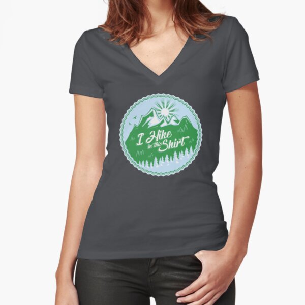 Fitted V-Neck T-Shirt