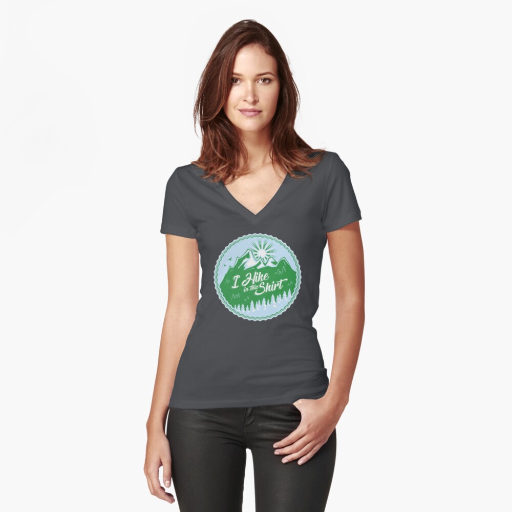 Item preview, Fitted V-Neck T-Shirt designed and sold by Bruvi.