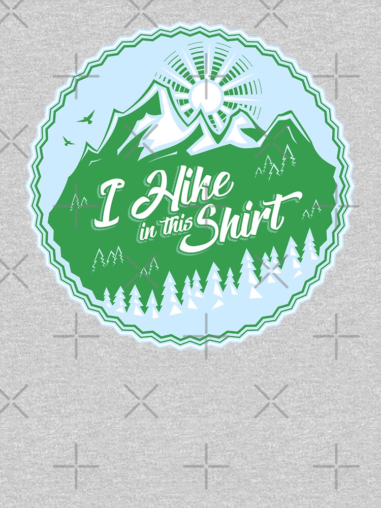 Thumbnail 5 of 5, Kids Pullover Hoodie, I Hike In This Shirt designed and sold by Bruvi.