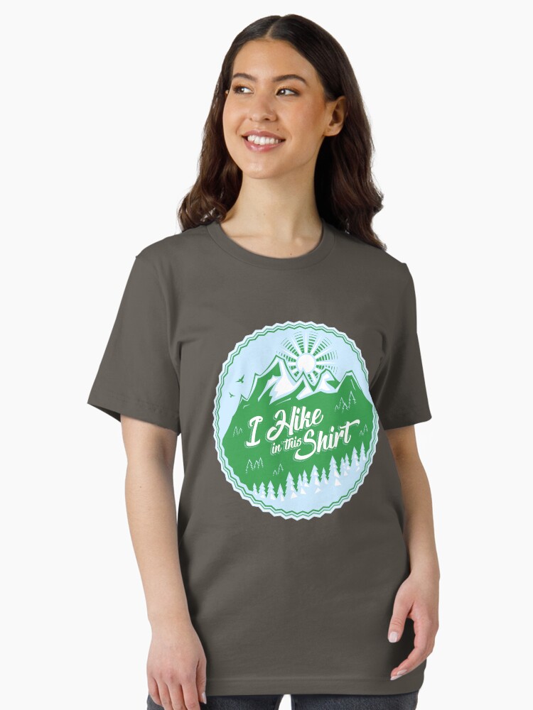 Thumbnail 2 of 7, Essential T-Shirt, I Hike In This Shirt designed and sold by Bruvi.