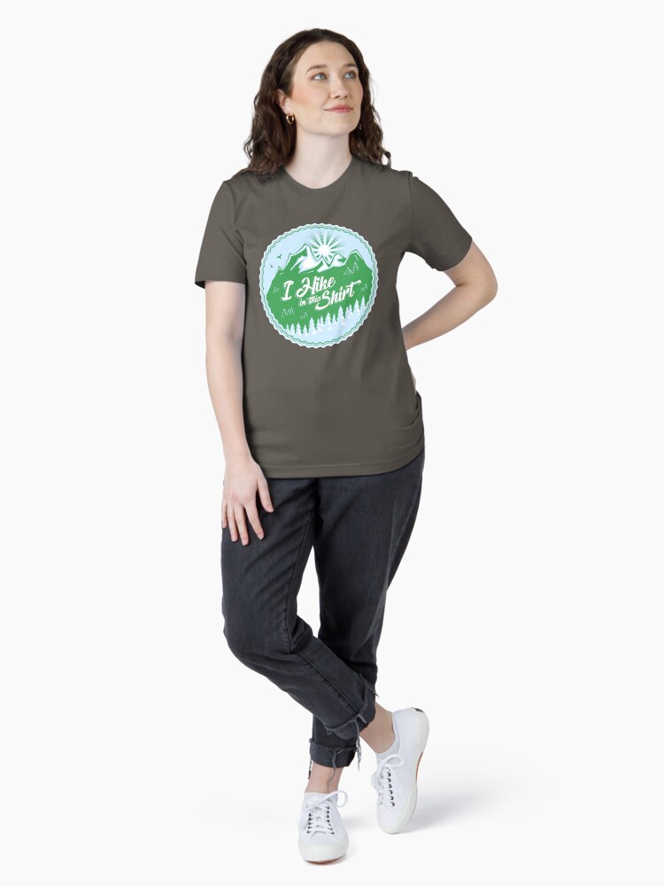 Thumbnail 4 of 7, Essential T-Shirt, I Hike In This Shirt designed and sold by Bruvi.