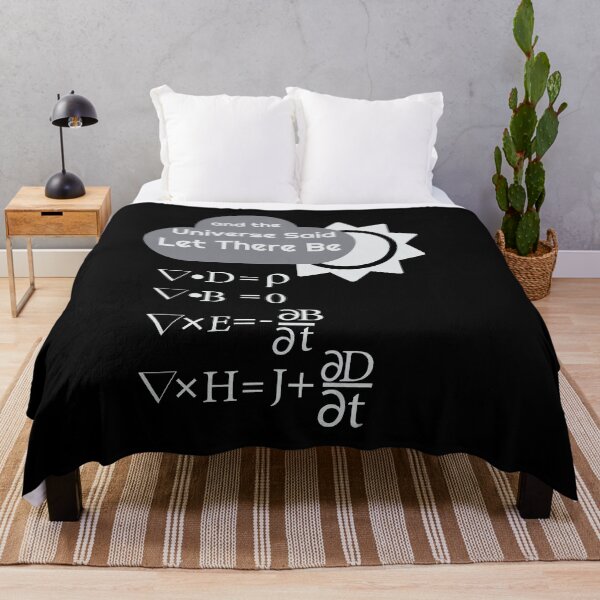 Item preview, Funny Maxwells Equations - Universe Said Let There Be Light designed and sold by NoveltyMerch.