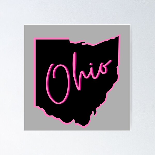 Item preview, Ohio - Cute Pink Ohio State designed and sold by m95sim.