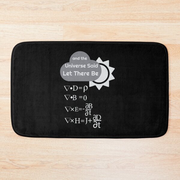 Item preview, Funny Maxwells Equations - Universe Said Let There Be Light designed and sold by NoveltyMerch.