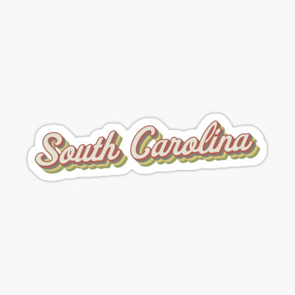 Item preview, South Carolina Retro Sticker designed and sold by humblewildlife.