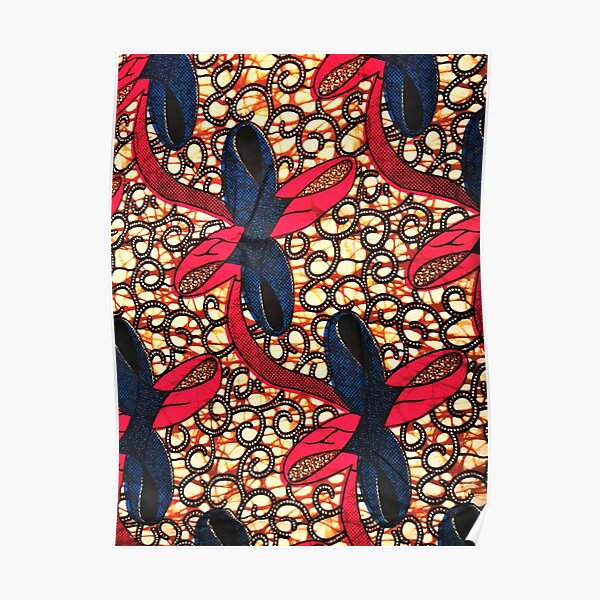 "Ugandan Fabric" Poster for Sale by gaylefano Redbubble