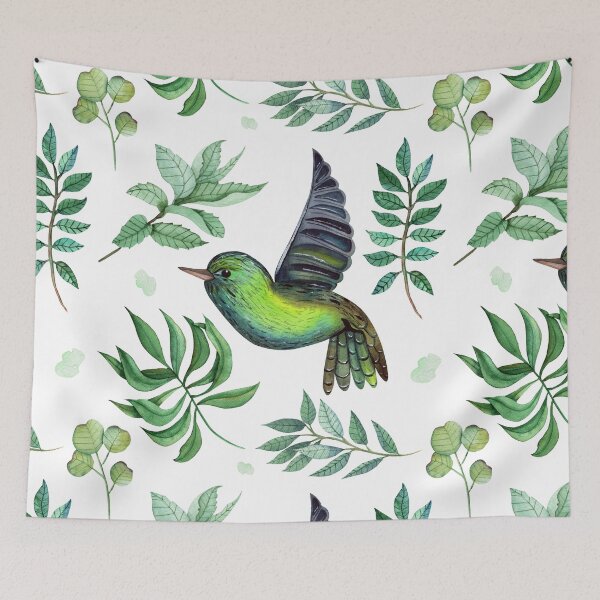 Item preview, Green Bird in Nature designed and sold by sherwinc.
