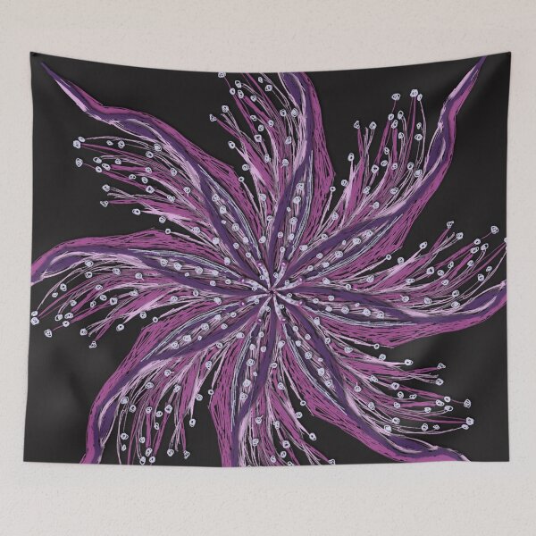 Item preview, Pink and purple team up to makes this flower bloom at dusk  designed and sold by busyBeanz.