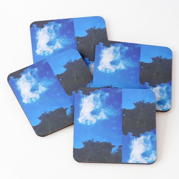 Item preview, Flow Image of Beautiful Blue Sky With 3 Electricity Lines Going Across designed and sold by ACMNamasasu.