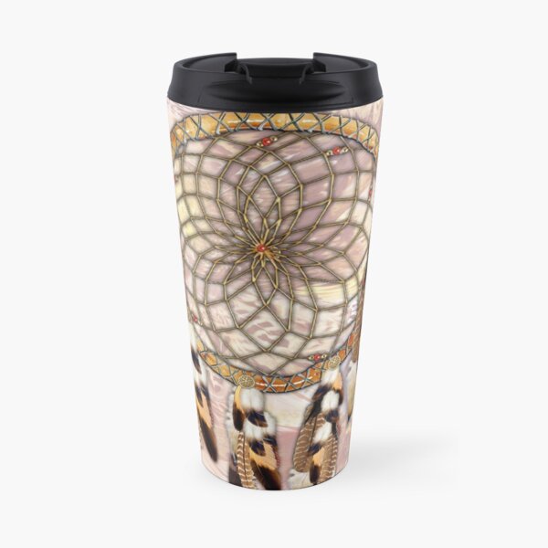 Brown Pelican or Hawk Dream Catcher Travel Mug