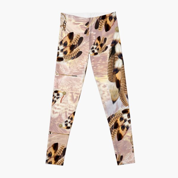 Brown Pelican or Hawk Dream Catcher Leggings