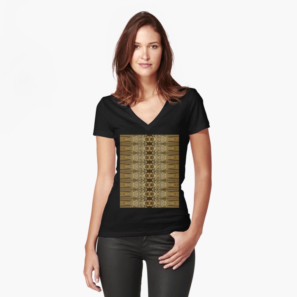 Item preview, Fitted V-Neck T-Shirt designed and sold by vkdezine.