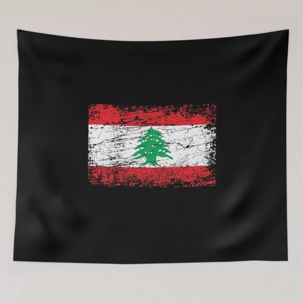 Aperçu de l'œuvre Drapeau libanais drapeau drapeau créée et vendue par GeogDesigns.