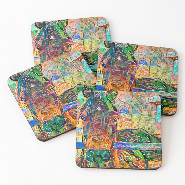Item preview, Horse at the fence quilt designed and sold by Designwebjae.