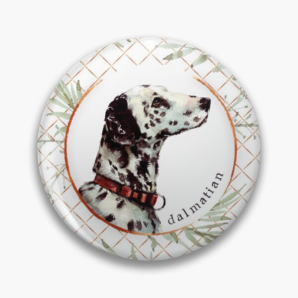 Artikelvorschau, Muster von reinrassigen Hunden in goldenen Kreisen mit Blättern entworfen und verkauft von MadebyMarion.