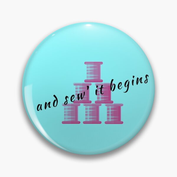 Item preview, And So Sew It Begins Funny Sewing designed and sold by artworkbyrihen.