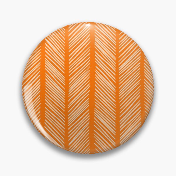 Item preview, Orange Herringbone designed and sold by ColorObsession.