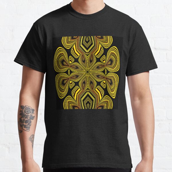 Golden Line Art (1) Classic T-Shirt