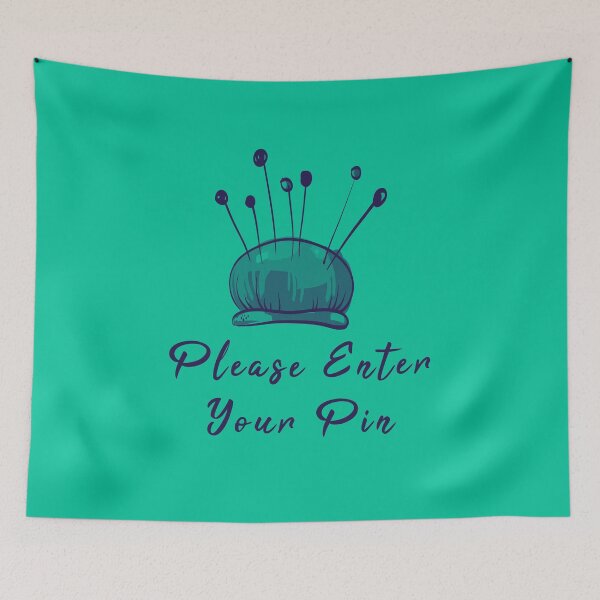 Item preview, Please Enter Your Pin Funny Sewing designed and sold by artworkbyrihen.