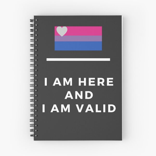Item preview, I Am Valid Rectangle Graphic - Biromantic designed and sold by thesassypanda.