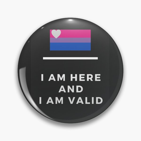 Item preview, I Am Valid Rectangle Graphic - Biromantic designed and sold by thesassypanda.