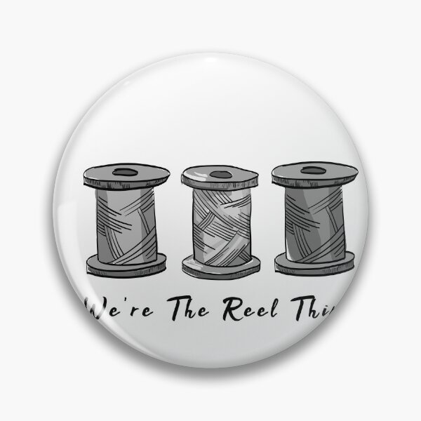 Item preview, We Are The Real Reel Thing Funny Sewing designed and sold by artworkbyrihen.