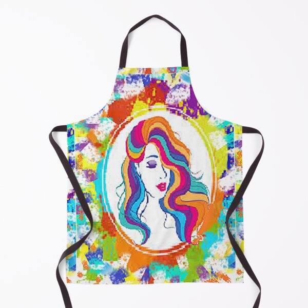 Item preview, WOMANS FACE,  Psychedelic Arte Abstracto, abstract art design designed and sold by Adri Barnard.