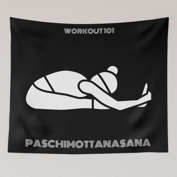 Item preview, Paschimottanasana (Workout 101) designed and sold by BofflingDesigns.